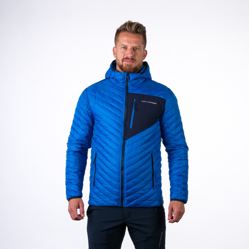 Men's lightweight insulated jacket VALTER BU-5007OR - <ul><li>Lightweight insulating material</li><li> Partially windproof</li><li> Versatile design for low to moderate intensity activities</li>