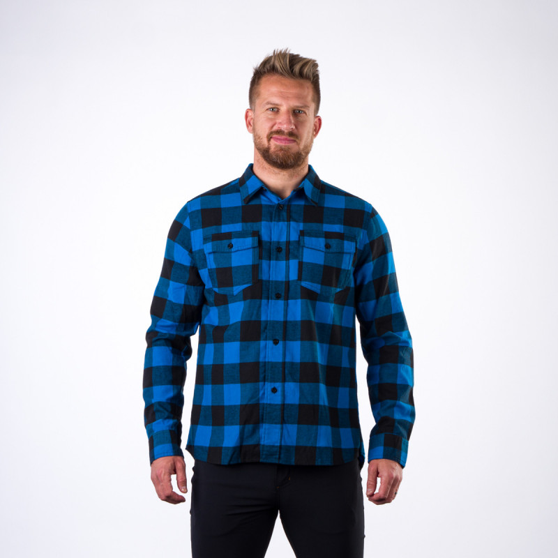 Men's flannel shirt cotton regular style RUNAH