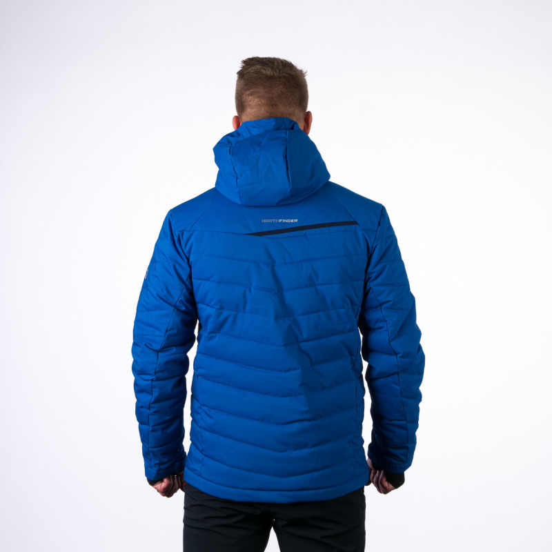 Men's ski jacket insulated MAJOR BU-5008SNW - <ul><li>Waterproof and breathable material with a membrane ensures dryness and comfort</li><li> Elastic composition for freedom of movement and wearing comfort</li><li> Designed and developed with the needs of skiers on the slopes in mind</li>