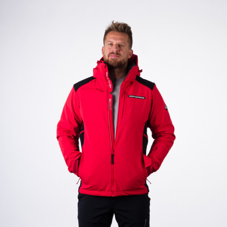 Men's softshell ski jacket DREWIN BU-5009SNW