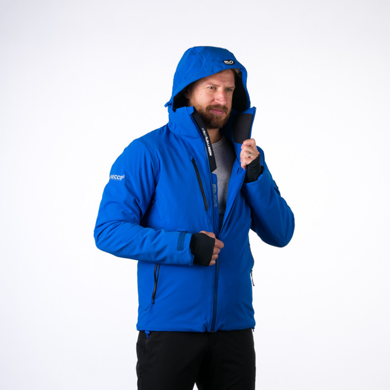 Men's ski jacket Primaloft® BENTLEY - <ul><li>Top Primaloft® Eco Black insulation</li><li> Elastic 2-layer membrane (10K/10K)</li><li> RECCO® system</li>