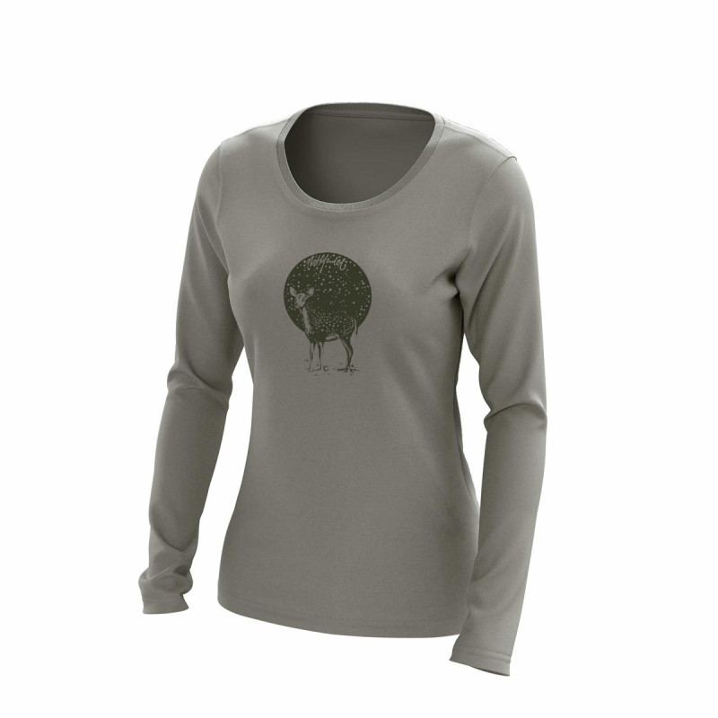 TR-4560AD women's t-shirt print organic cotton MILANIA - 