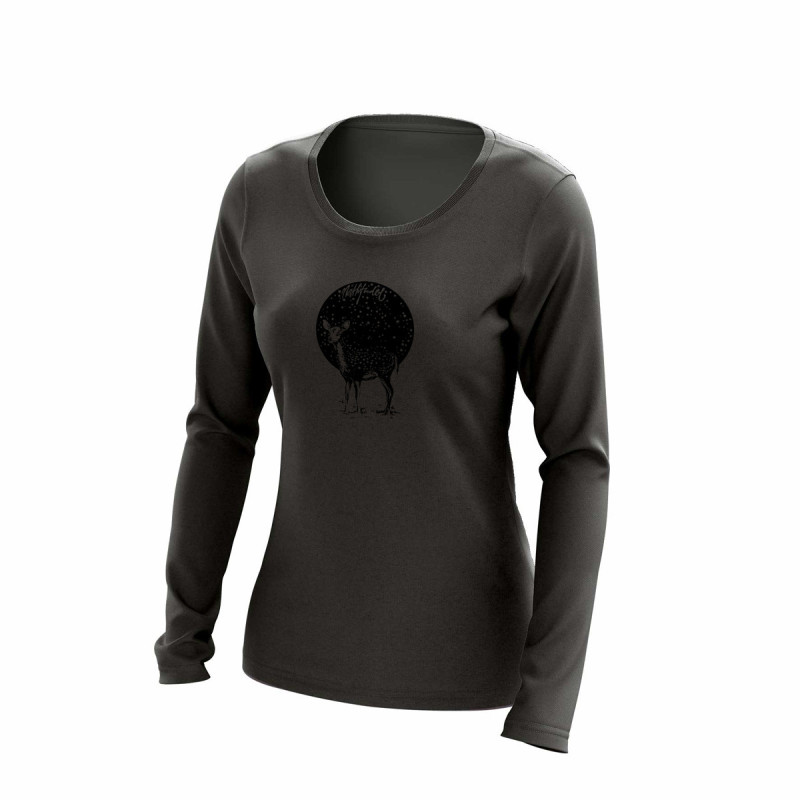TR-4560AD women's t-shirt print organic cotton MILANIA - 