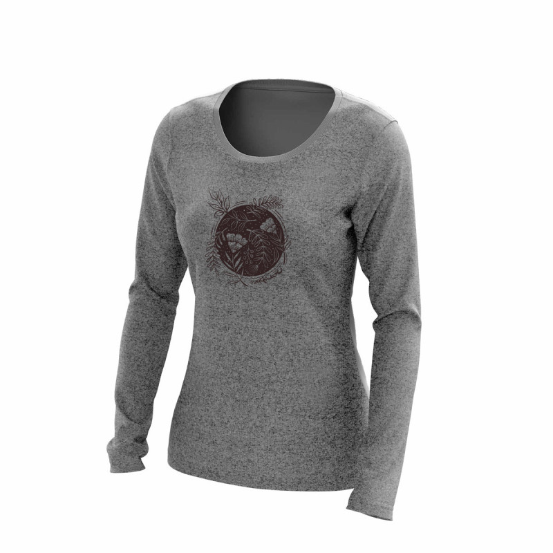 TR-4561OR Frauen T-Shirt mit Print Baumwolle Stil NICOLE - 