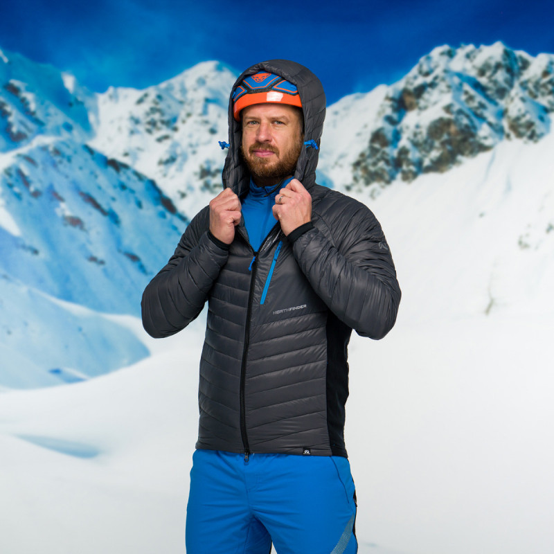 Men's skialp thermal Primaloft® jacket BUDIN - <ul><li>This ultra-lightweight insulating jacket always delivers the optimum quantum of warmth</li><li> When it gets cold on the climb, its great thermoregulation will hold you up</li><li> It's ready for total movement and can be adjusted perfectly</li>