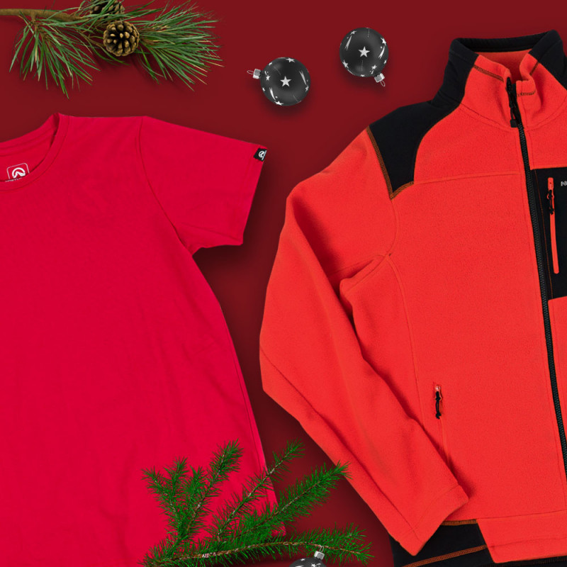 A bargain Christmas offer for men: Set of BENDIK fleece hoodie and DEWOS active T-shirt 