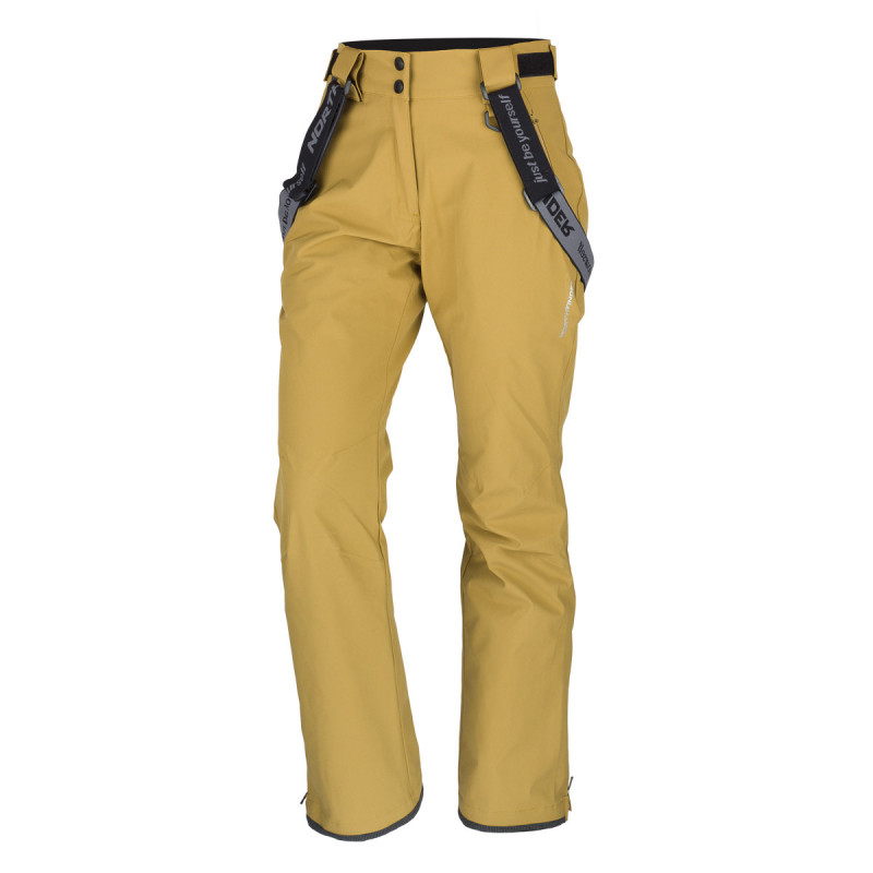 NO-4827SNW dámske lyžiarske komfortné nohavice s trakmi CAROLYN - 