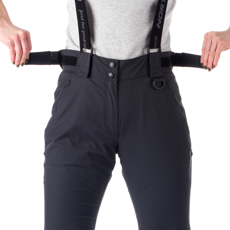 NO-4826SNW women's ski comfortable trousers with braces DELLA - 