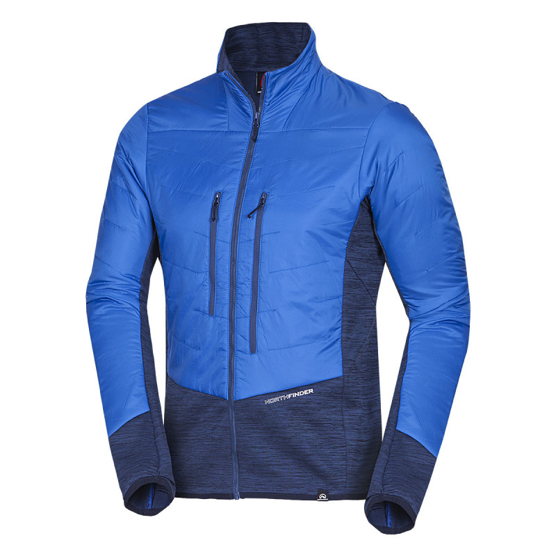 MI-3772OR men's hybrid windproof outdoor sweater BEAR - Vetroneodolná hybridná konštrukcia.