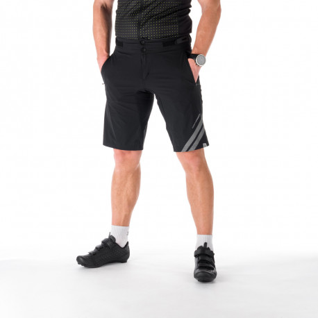 moške kolesarske hlače 2v1 z notranjimi elastičnimi hlačami