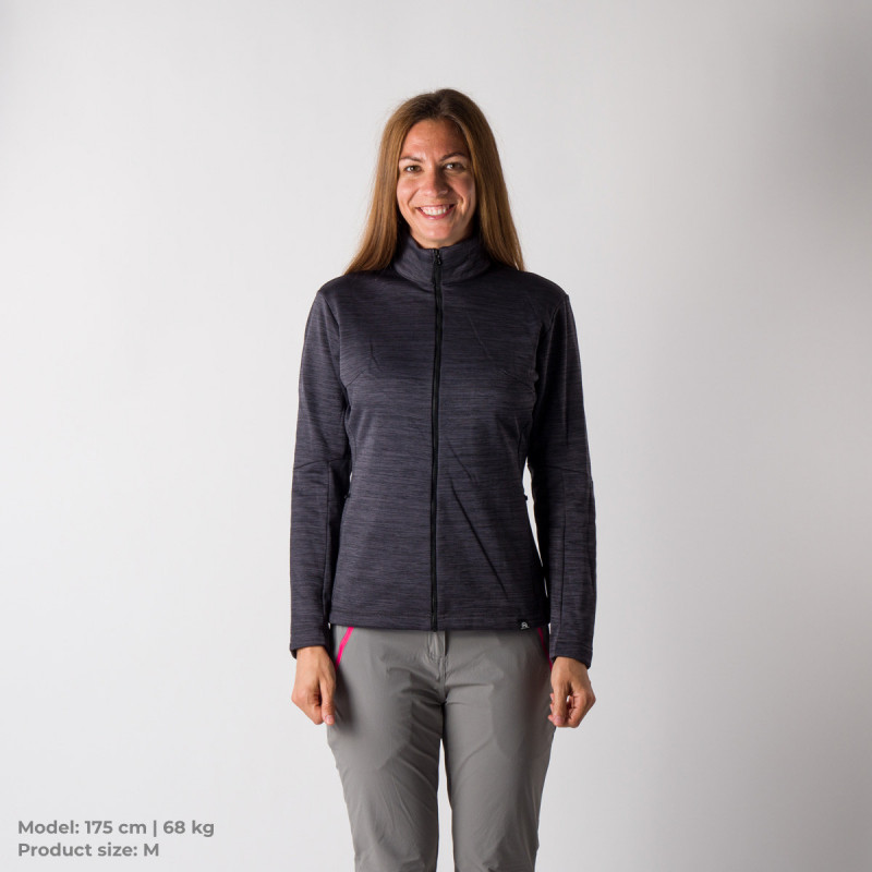 MI-4745OR women's outdoor melange sweater HAVEN - 