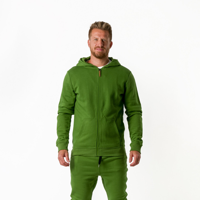 MI-3706SP men's active sweatshirt full zip BRONKY - 