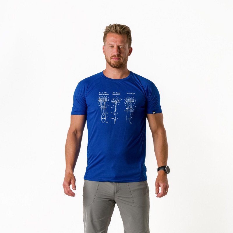 TR-3813OR Technisches T-Shirt der Männer mit Piktogramm DILLON - 