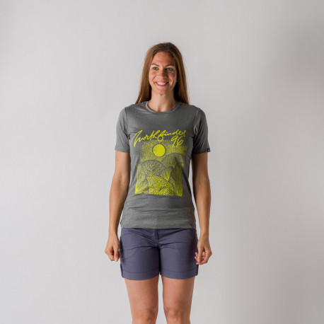 Дамска активна тениска с щампа от рециклирани влакна JAYLEEN