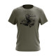 tricou cu imprimeu din bumbac organic pentru bărbați