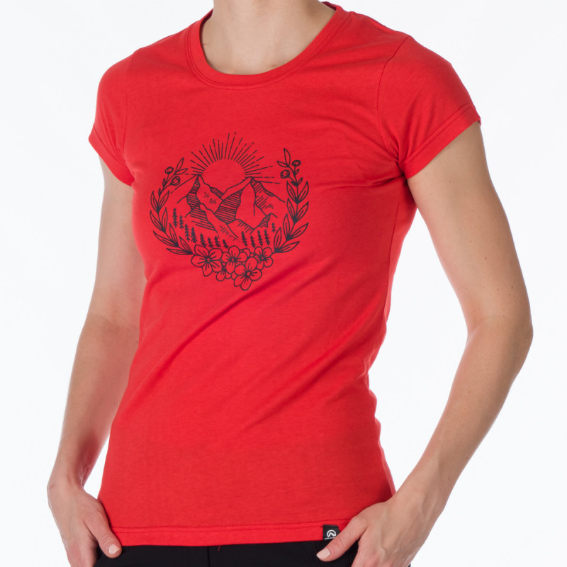 TR-4911OR dámske tričko s piktogramom v bavlnenom štýle MAUDE - 