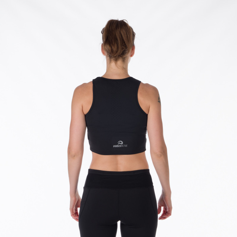 TR-4927SP women's sport cropped top NELL - Lightweight, flexible, and comfortable material.