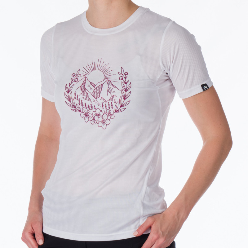 TR-4916OR women's technical t-shirt with pictogram MILDRED - 