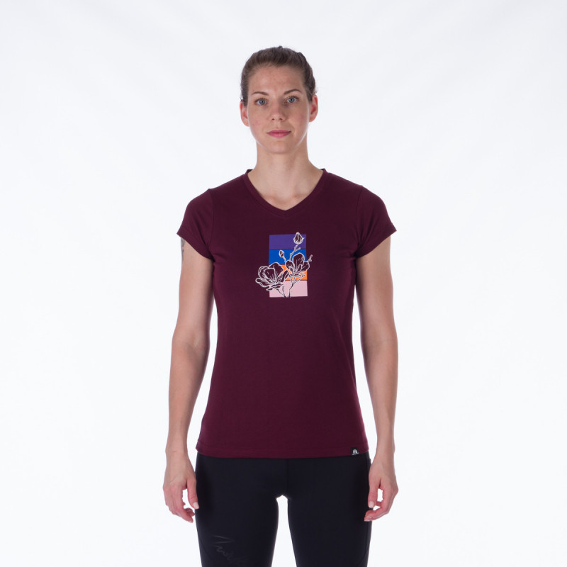 TR-4914OR dámske tričko s potlačou v bavlnenom štýle MEAGAN - 