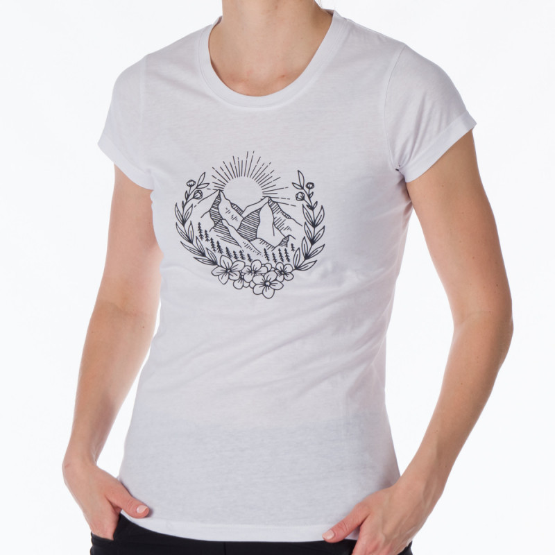 TR-4911OR dámske tričko s piktogramom v bavlnenom štýle MAUDE - 