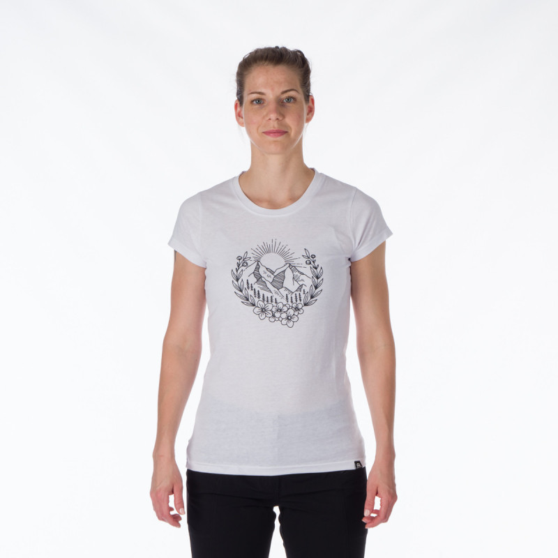TR-4911OR women's t-shirt cotton style with pictogram MAUDE - 