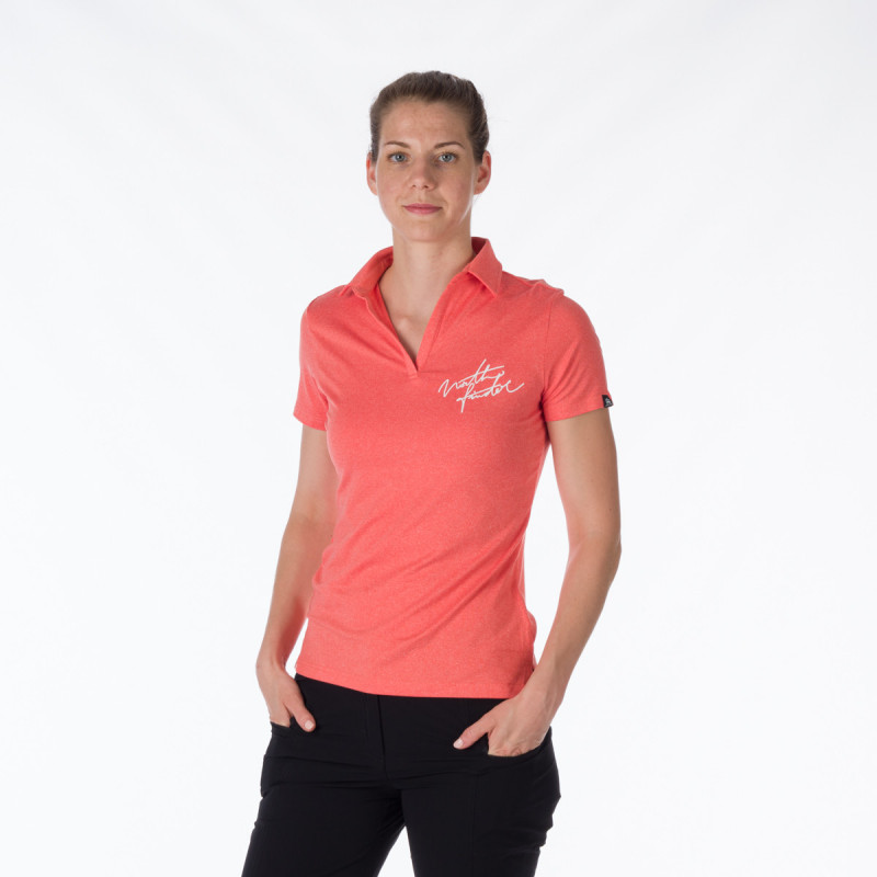 TR-4921OR women's polo t-shirt from recycled fibers MUSA - 