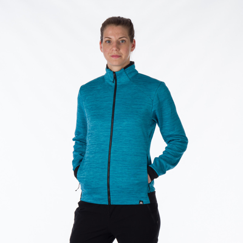 MI-4790OR women's mountain outdoor fit melange fleece sweater KAITLIN - 