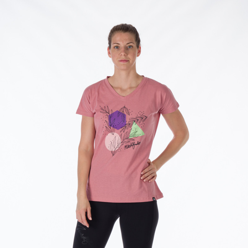 TR-4913OR women's loosefit t-shirt cotton style with print MAYME - 
