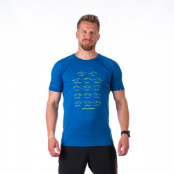 TR-3924OR Aktives Herren-T-Shirt mit Aufdruck aus recycelten Fasern JOHN/JONATHAN 