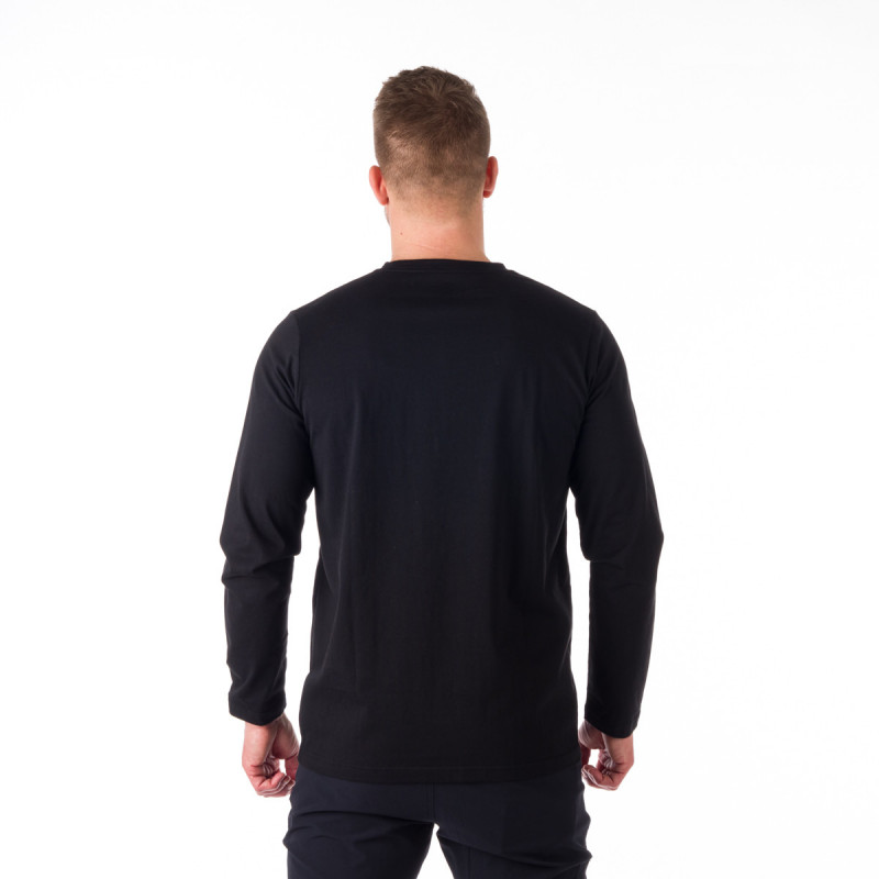 Kényelmes férfi póló FINLEY TR-3875OR - <ul><li>Pamutból készült, hosszú ujjú férfi póló</li><li> • normál szabás</li><li> • Alpesi motívumú nyomat</li>
