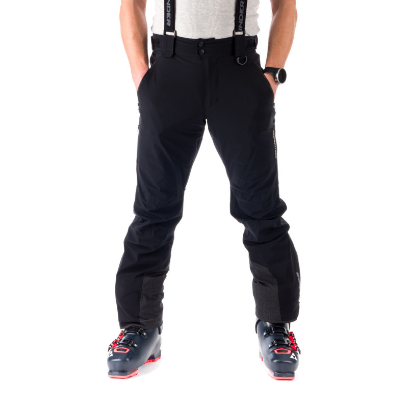 Men's Premium pants with braces KREADY - <ul><li>If we stopped to think how to improve our ski collection, we would never launch these premium stretch Dermizax® ski-pants</li><li> We created insulated pants KREADY that are reliably weatherproof, tough, and warm enough to keep you cozy while sitting on cold lifts</li><li> Thanks a premium 3-layer waterproof Dermizax® membrane (20K/10K) with all taped seams the pants will withstand any weather conditions</li>