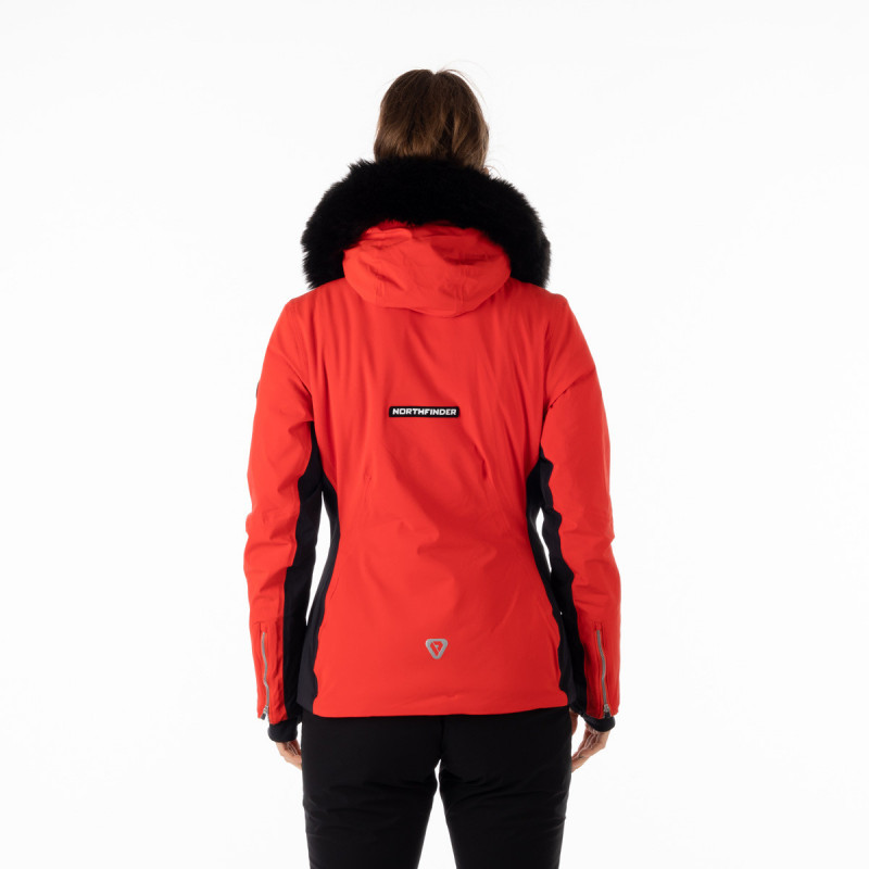 BU-6042SNW dámska technická lyžiarska bunda s plnou výbavou a výplňou PrimaLoft BLANCHE - 