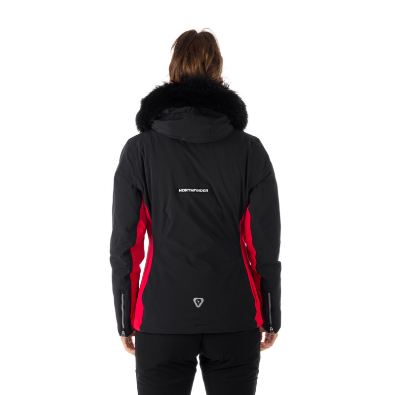 BU-6042SNW dámska technická lyžiarska bunda s plnou výbavou a výplňou PrimaLoft BLANCHE - 