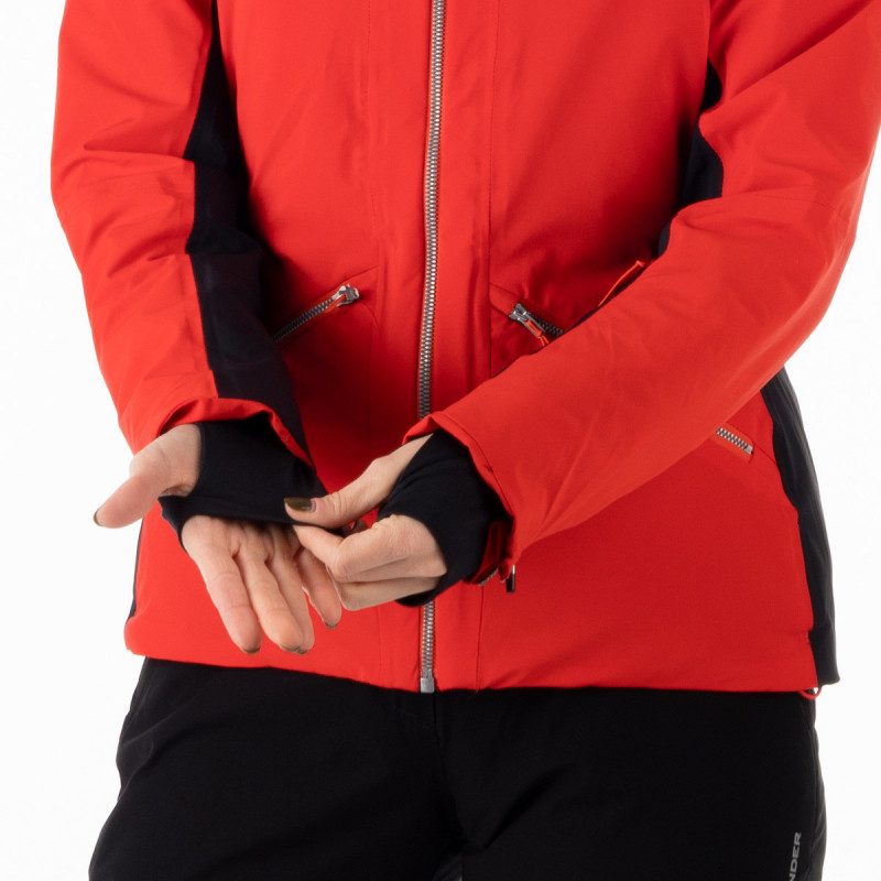 BU-6042SNW women's ski technical insulated jacket fully featured PrimaLoft BLANCHE - 