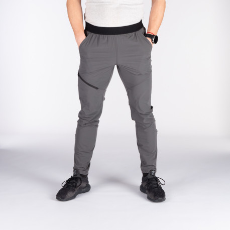 Męskie elastyczne spodnie z możliwością spakowania NO-3843OR HIRAM