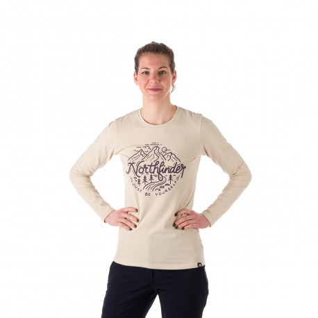 TR-4875OR Damen-T-Shirt mit Aufdruck im Baumwollstil BLAKELY