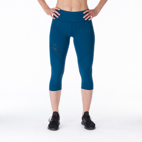 Women's short elastic leggings BE-4445OR LULU