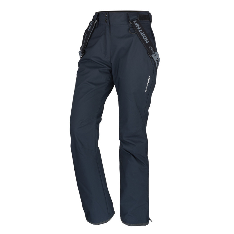 NO-4826SNW dámske lyžiarske komfortné nohavice s trakmi DELLA - 