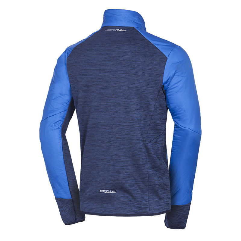 MI-3772OR men's hybrid windproof outdoor sweater BEAR - Vetroneodolná hybridná konštrukcia.