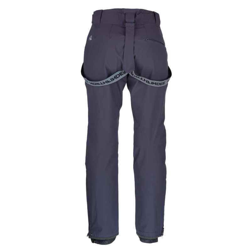 NO-4827SNW women's ski comfortable trousers with braces CAROLYN - 