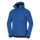 Men's softshell jacket with membrane and extra insulated shoulder sections.