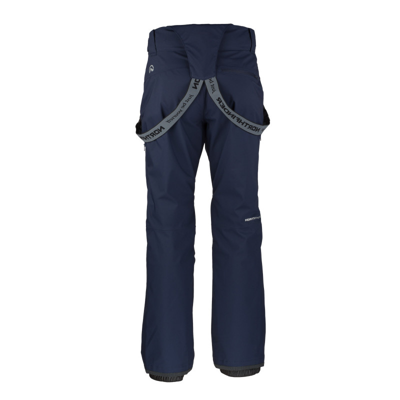 NO-5008SNW men's ski pants with braces ISHAAN - 