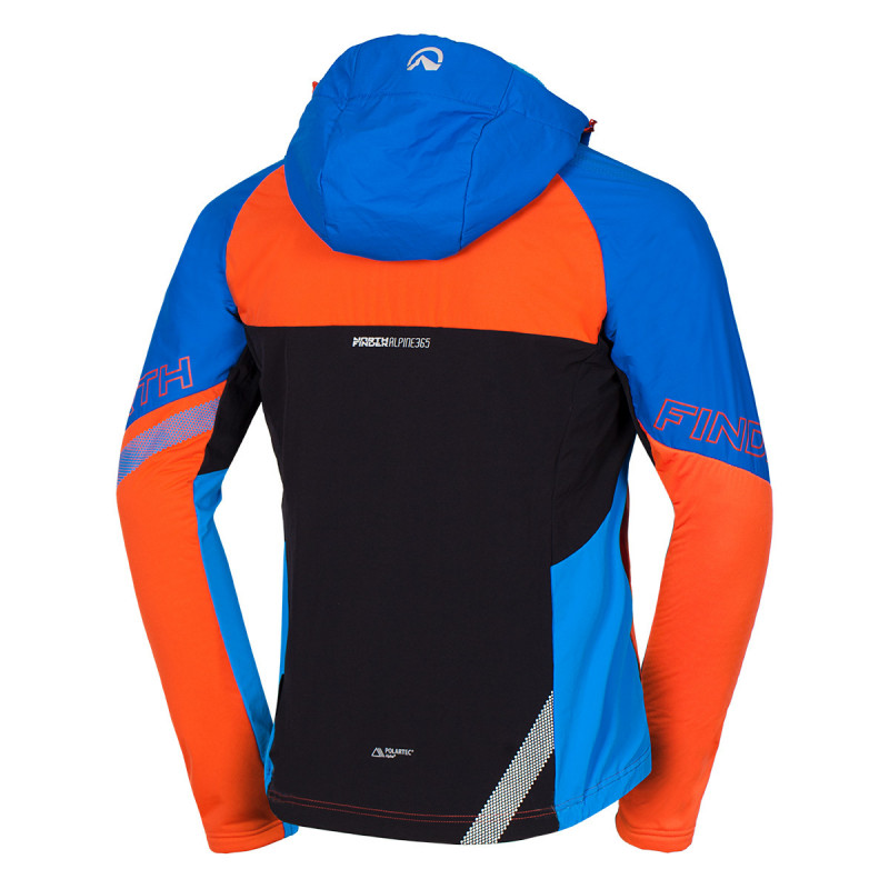 Men's jacket ski-touring performance Polartec® Alpha direct DRIENOV - <ul><li>DRIENOV protects you unfailing against elements, offers one of the best body-heat regulation on the market and ensures perfect range of movement while going uphill</li><li> A stretch and articulated construction with integrated hood, gusseted underarms and raglan sleeves enhances mobility you need for fast downhill, climbing, or cross-country skiing</li>