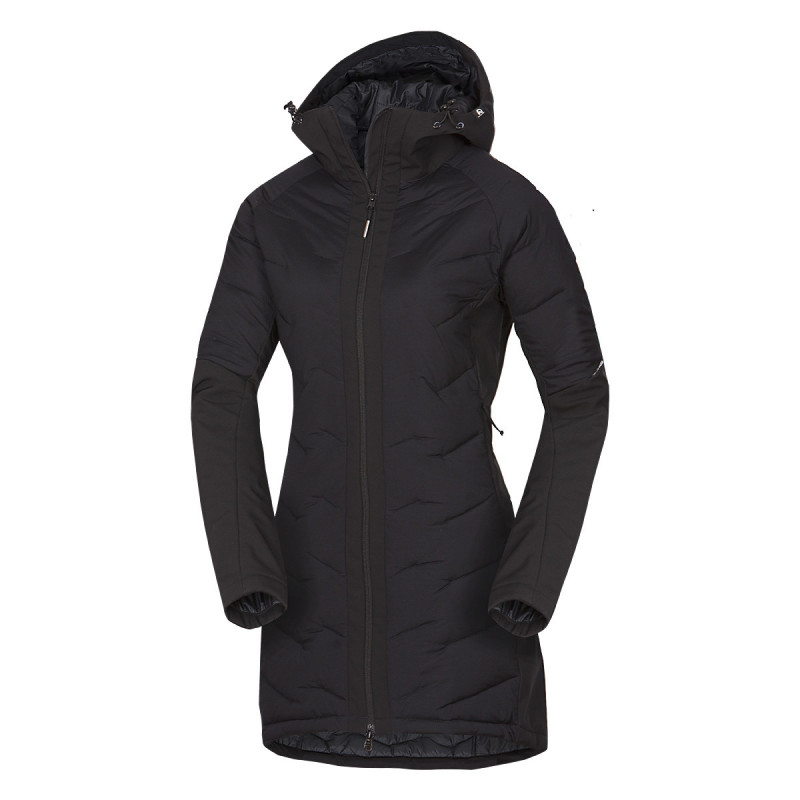 Women's insulated long jacket urban style 3L ELOISE