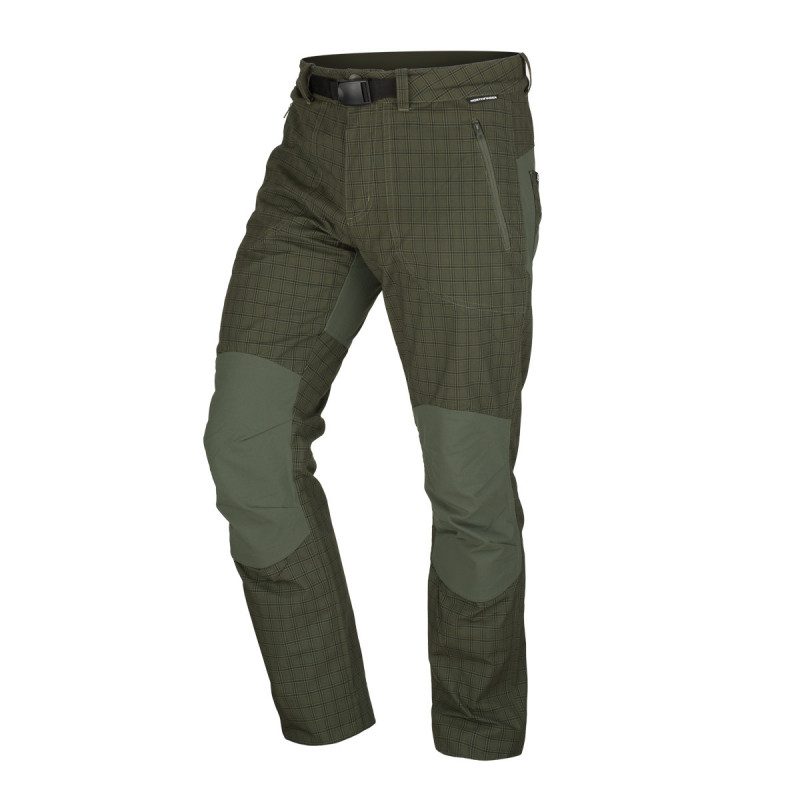 Pánske outdoorové nohavice check style 1L ALVIN 
