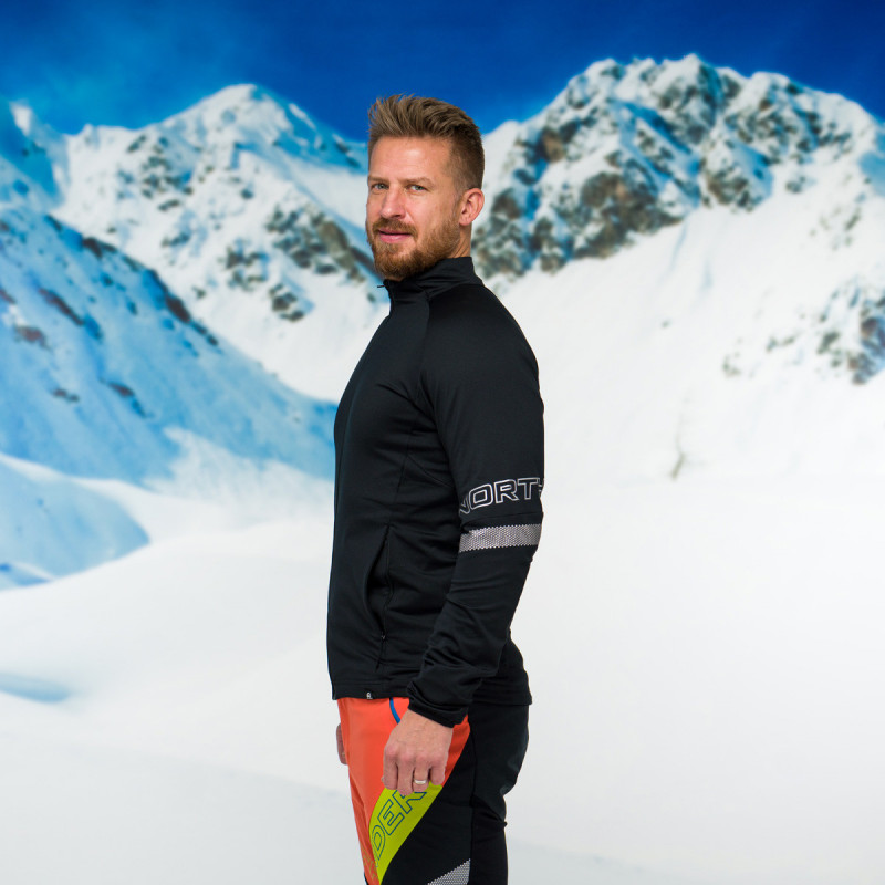 MI-3651SKP men's sweatshirt ski-touring active SULOV - Material cu uscare rapidă.