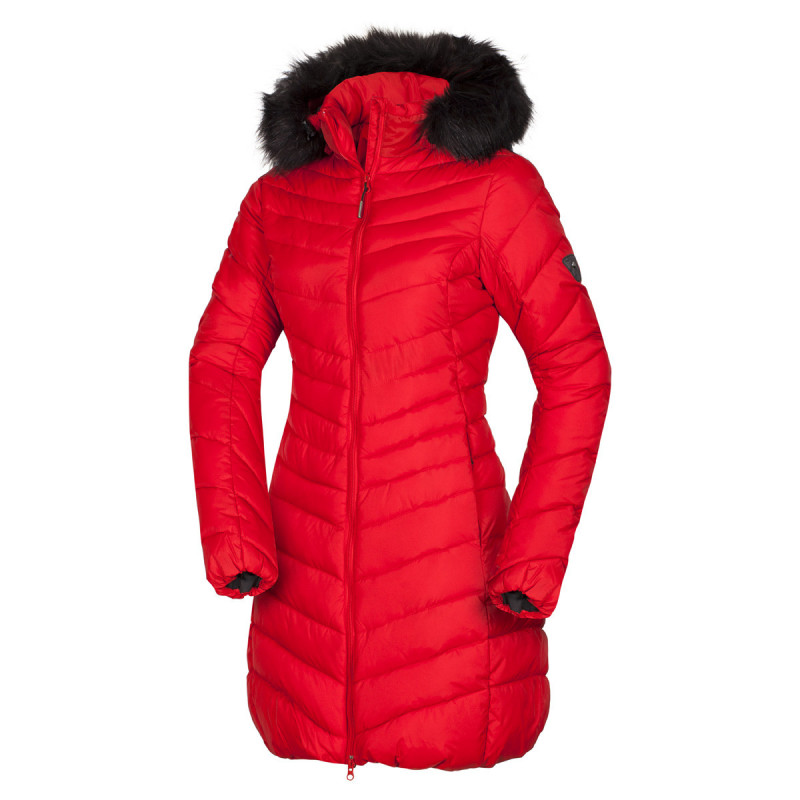 Women's jacket insulated long style fur VONILA