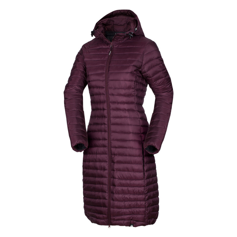 Women's jacket insulated long style hood VASPA