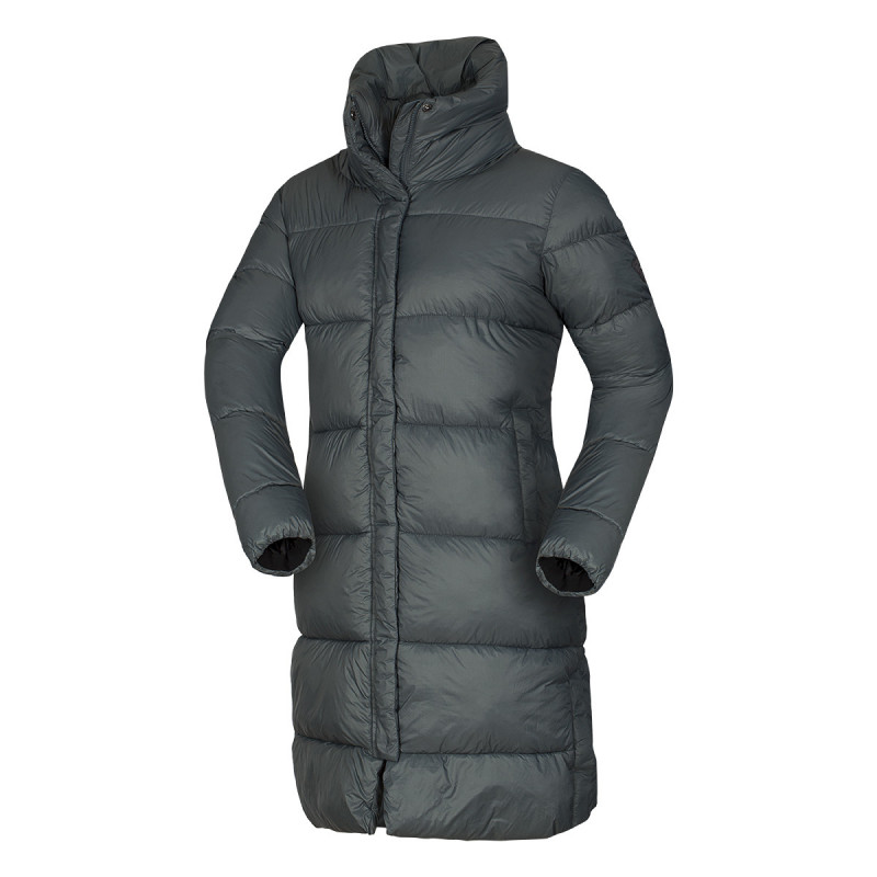 Women's jacket insulated long style collar VINCENZIA