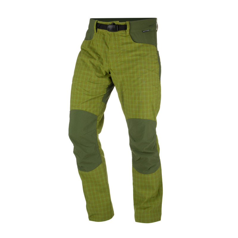 Pánské kalhoty tkané-káro pro outdoorové aktivity 1L GREJOL